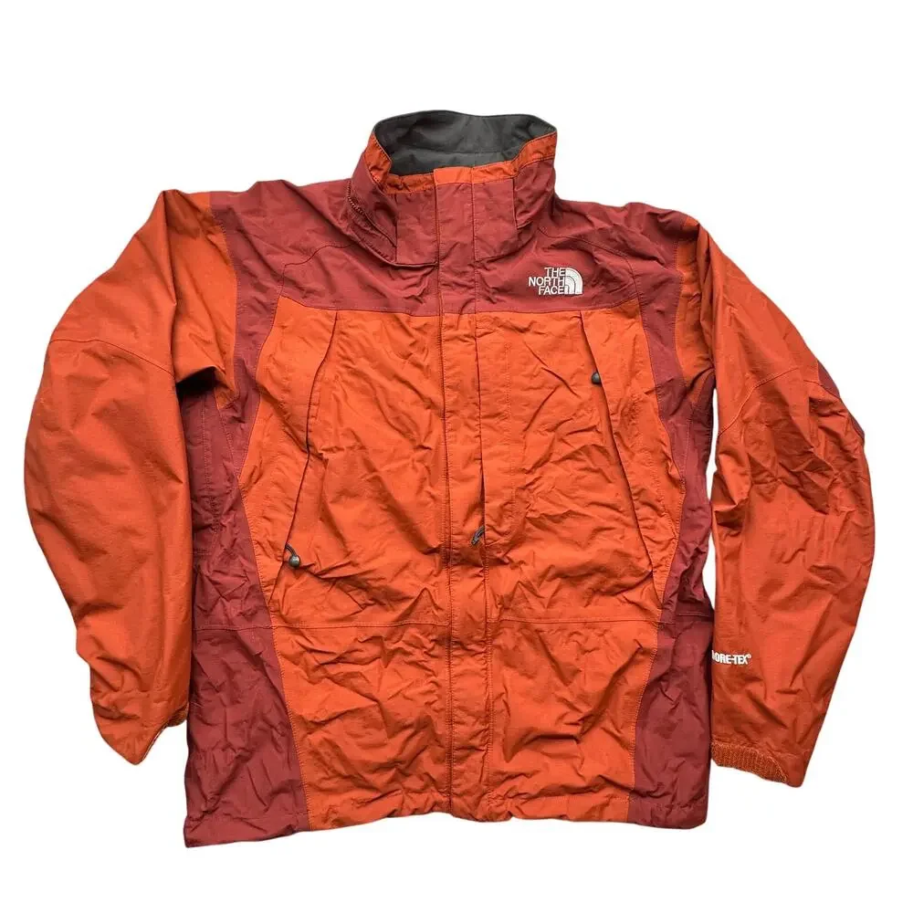 Vintage The North Face AVH0 Gore-Tex Jacket Mens Large Orange Red Ski Snow